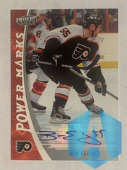 2006-07 Upper Deck Power Play Power Marks Autographs #PM-BE Ben Eager